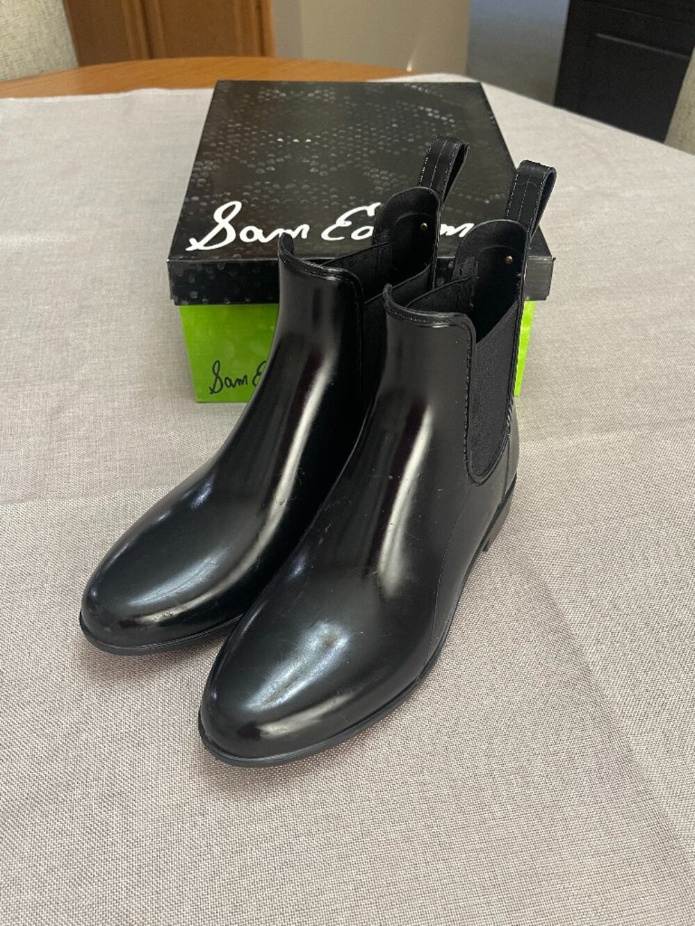 Sam Edelman Tinsley Black Boots – Size 9, Black